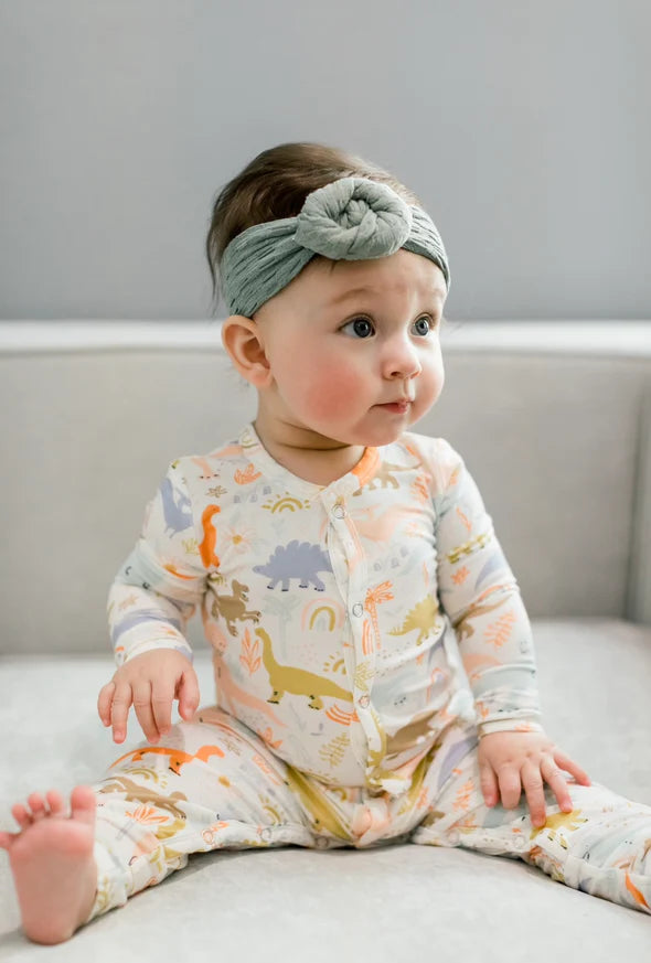 Ollie Jay - Bamboo Baby Pajama in Dainty Dino