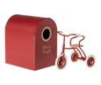 Maileg - Abri à tricycle, Mouse - Red