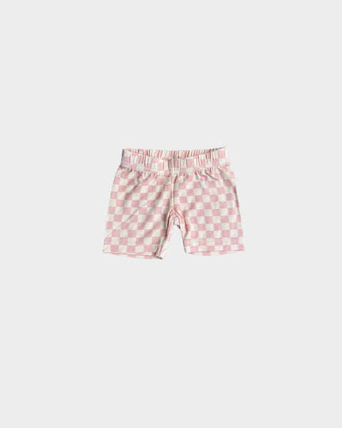 Babysprouts - Biker Shorts in Lemondade Checkered