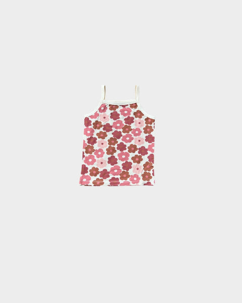 Babysprouts - Retro Floral Fitted Tank