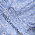 Creamie - Flower Crepe Dress in Blue