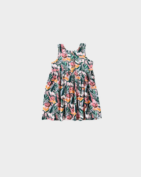 Babysprouts - Tropical Flower Tank Dress