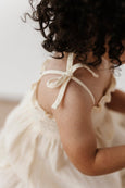 Babysprouts - Tiered Mini Dress in Cream