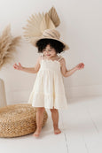 Babysprouts - Tiered Mini Dress in Cream