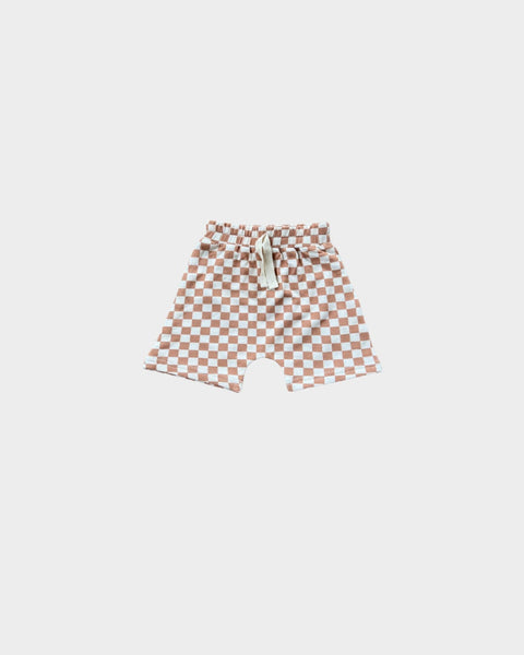 Babysprouts - Butterscotch Checkered Harem Shorts
