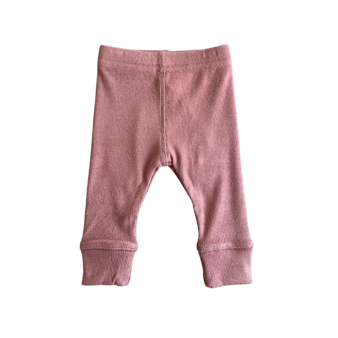 Babysprouts - Ribbed Leggings in Pale Brick