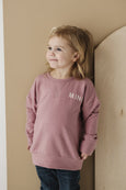 Babysprouts - Mini Mauve Drop Shoulder Sweatshirt