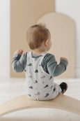 BabySprout - Long Bamboo Sleeve Bodysuit in Storm