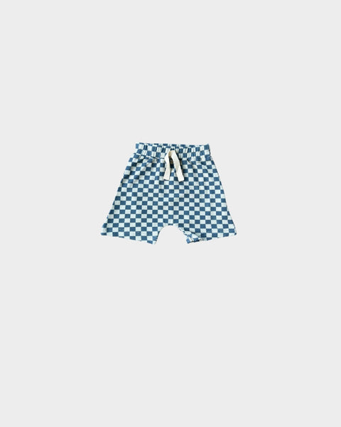 Babysprouts - Blue Checkered Harem Shorts