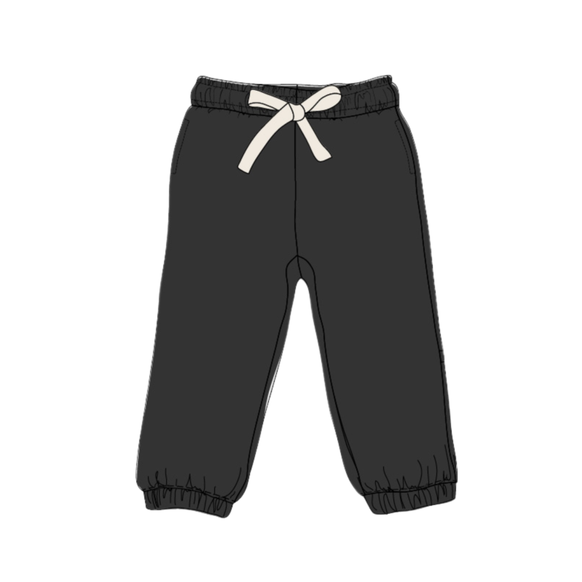 Babysprouts - Bamboo Joggers in Dark Grey