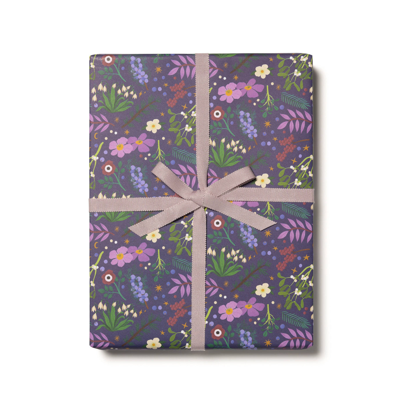 Winter Botanicals holiday wrapping paper rolls
