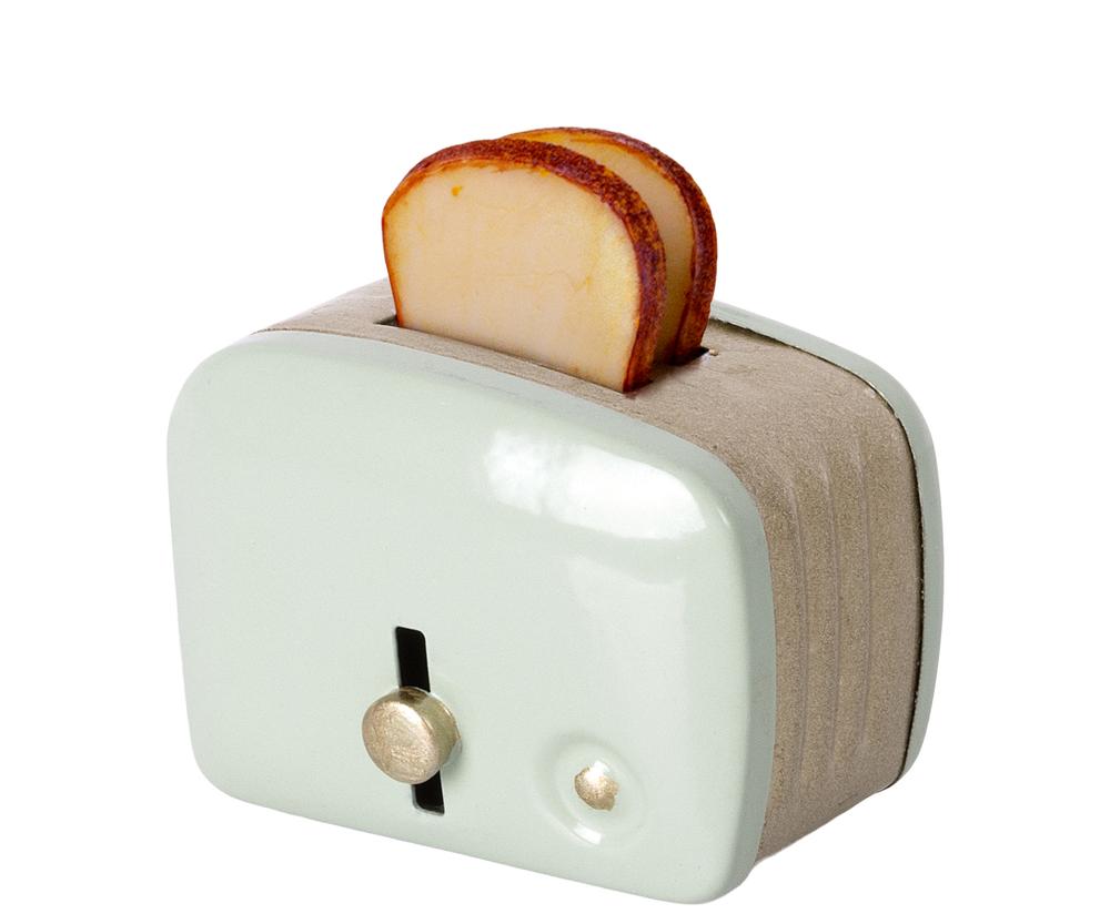 Maileg - Miniature Toaster & Bread, Mint - Two Little Birds Boutique