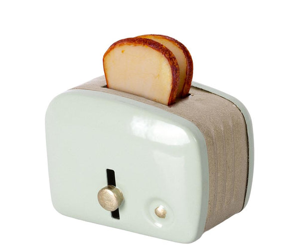 Maileg - Miniature Toaster & Bread, Mint - Two Little Birds Boutique