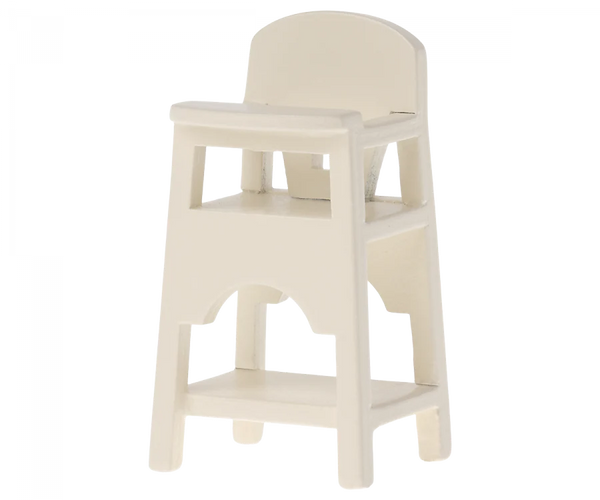 Maileg - High chair, Mouse - Off white