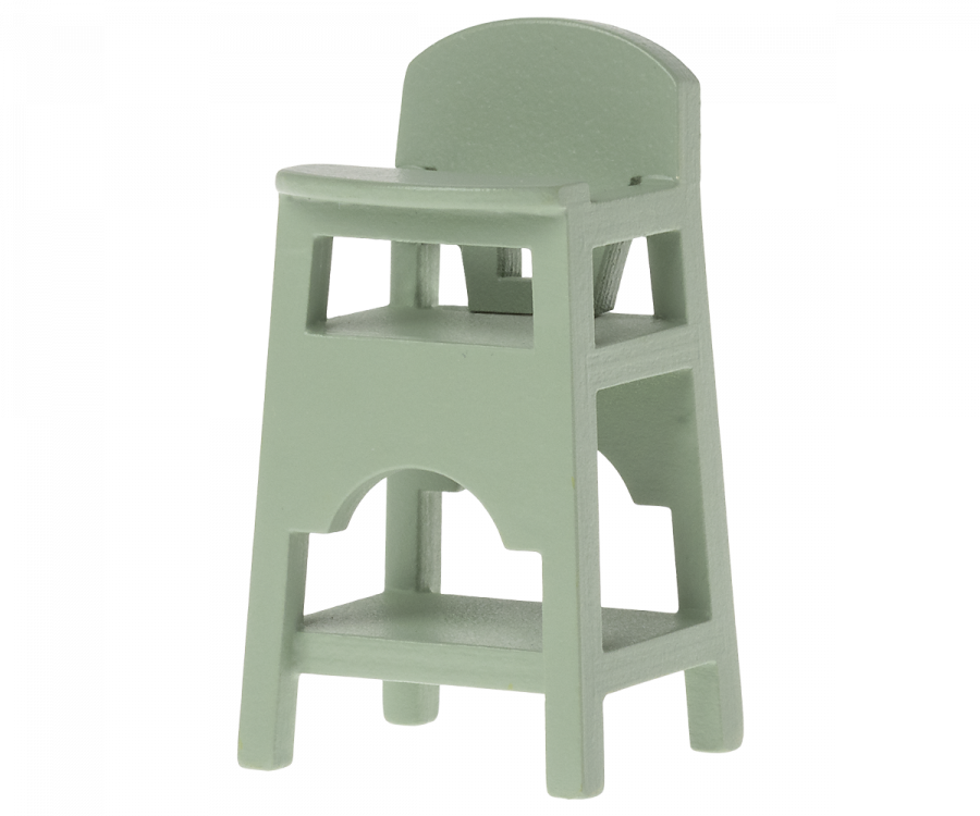 Maileg - High Chair - Mouse - Mint