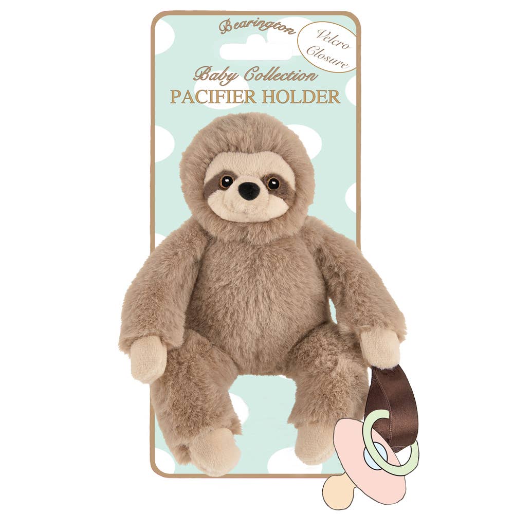 Bearington Collection - Lil' Speedy Sloth Paci Holder