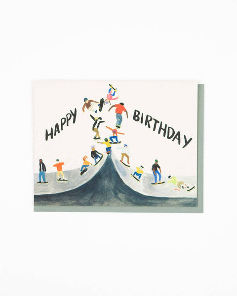 Small Adventure - Skater Birthday Card - Two Little Birds Boutique