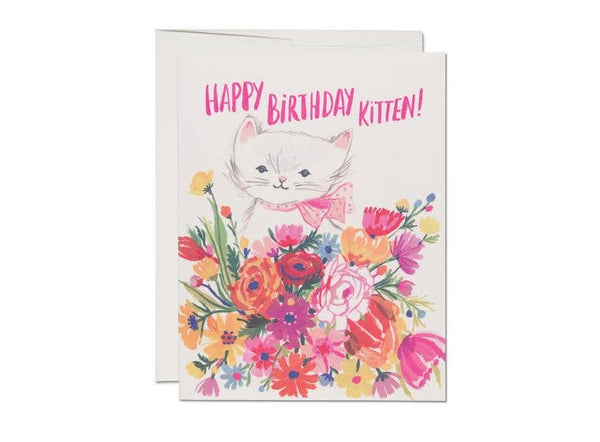 Happy Birthday Kitten birthday greeting card