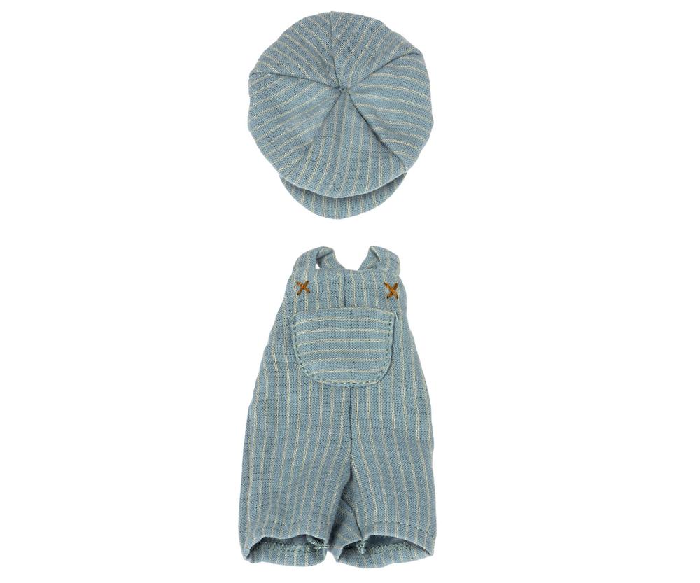 Maileg -  Overall & Cap for Teddy Junior - Two Little Birds Boutique