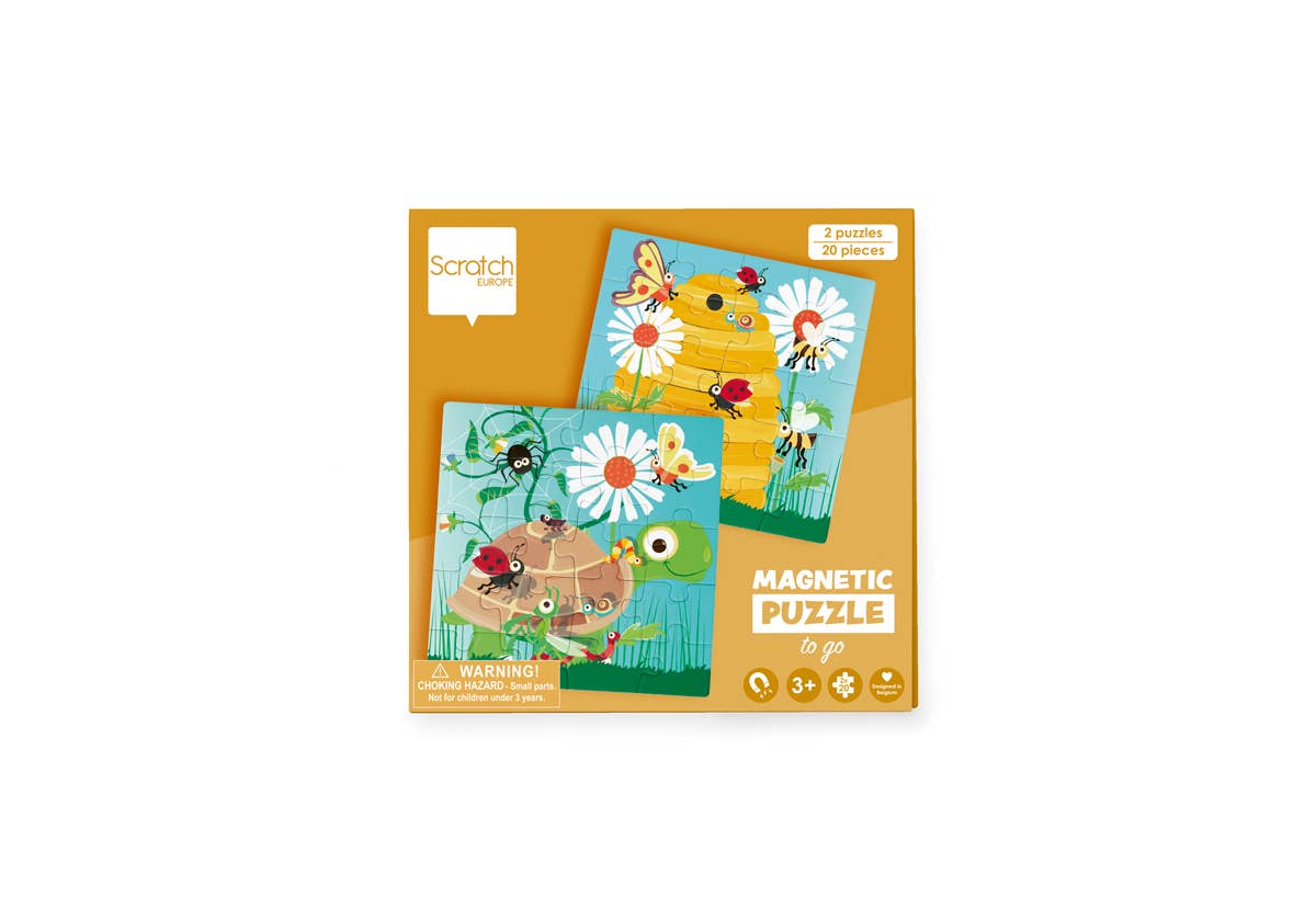 DAM - Scratch - Magnetic Puzzle Book GARDEN PARTY