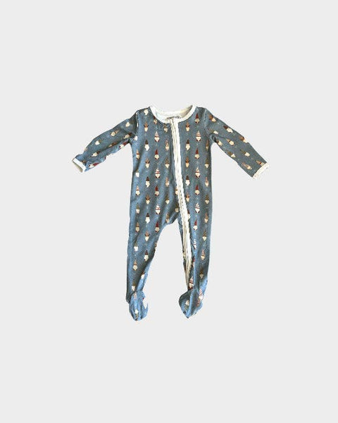 Babysprouts - Bamboo Footie Romper in Gnomes