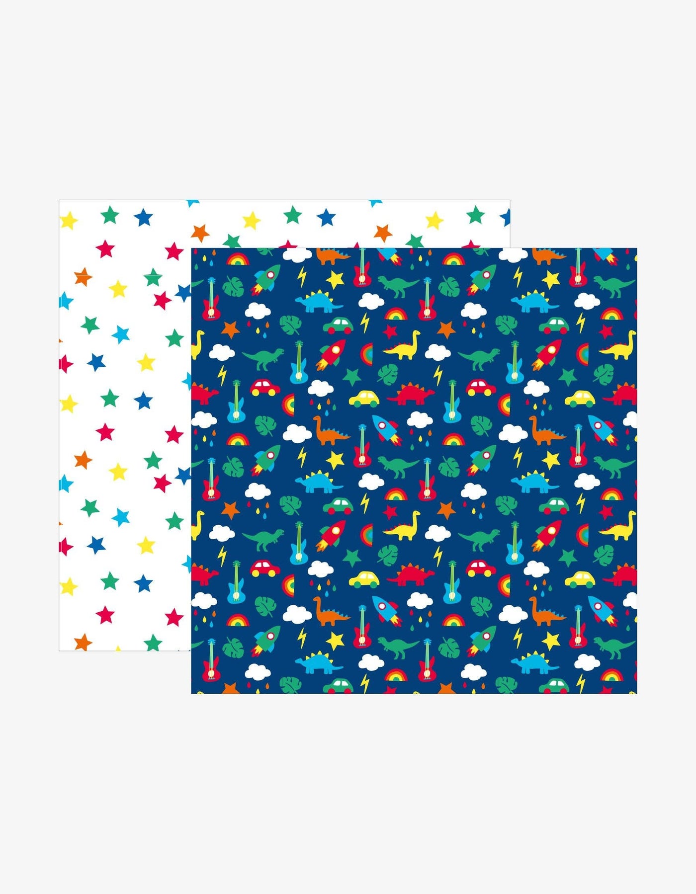 Toby Tiger - Organic Playtime Mix-Up Print Muslin 2-Pack