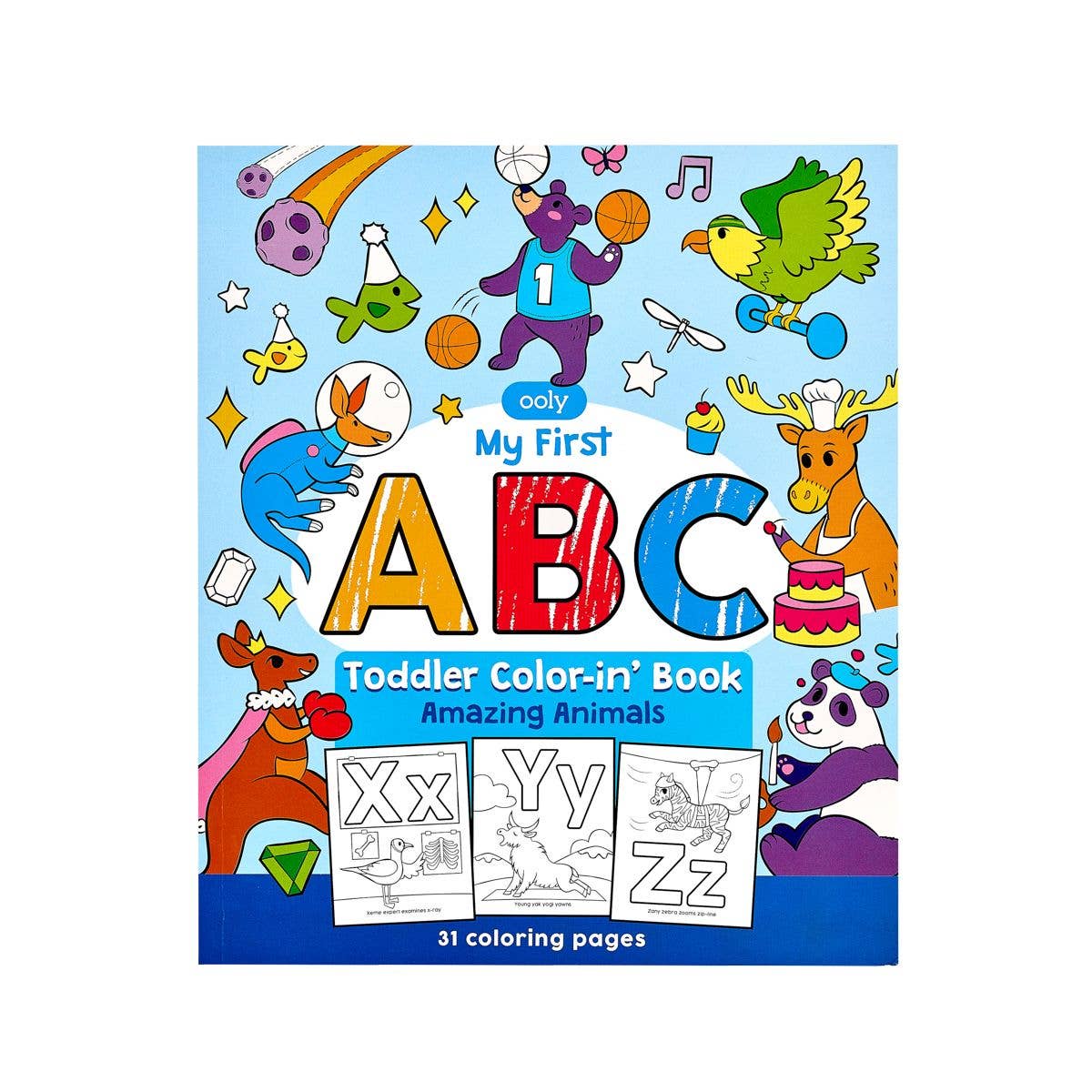 OOLY - ABC: Amazing Animals Toddler Coloring Book