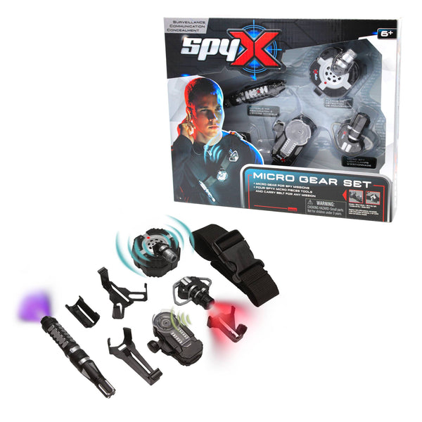 MukikiM - SpyX Micro Gear Set - 4 Must-Have Spy Tools+Adjustable Belt