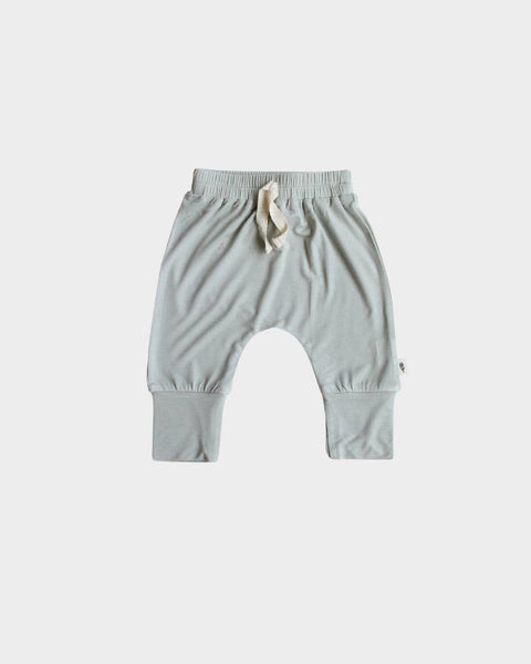 babysprouts clothing company - S23 D1: Baby Boy's Slim Harems in Sage - Two Little Birds Boutique