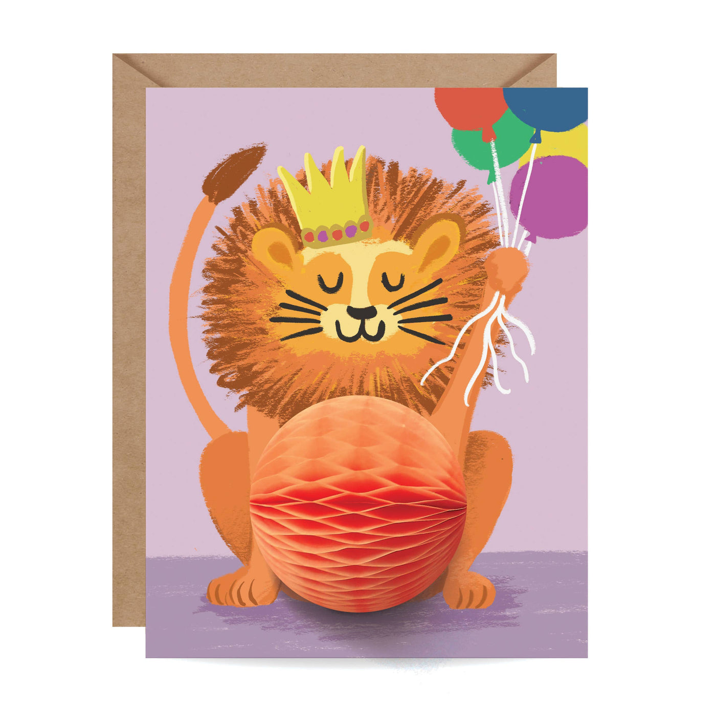 Inklings Paperie - Pop-up Lion Birthday Card