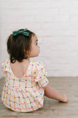 Ollie Jay - Puff Romper in Squiggles