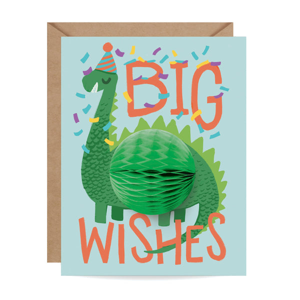 Inklings Paperie - Pop-up Dinosaur Kids Birthday Card