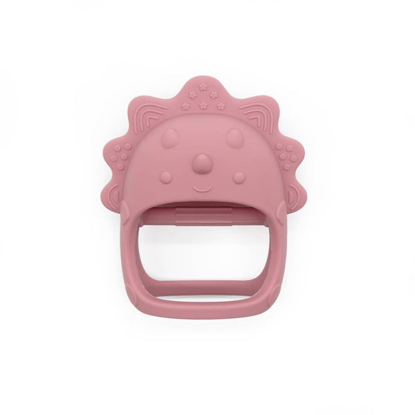 Marlowe and Sage LLC - Dino Grip Teether - Pink