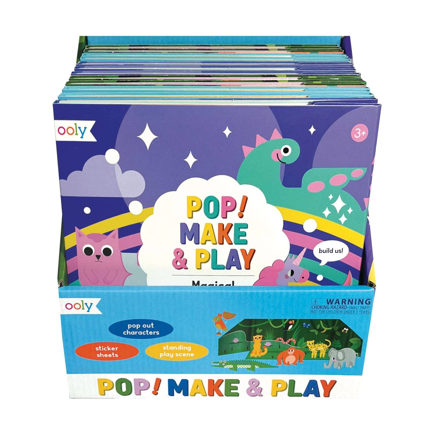 Ooly - Pop! Make & Play: Display - PreLoaded With 12 Sets
