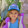 Grom Squad - California Lic Plate Trucker Hat Lavender - Two Little Birds Boutique