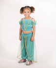 Teresita Orillac - The Aladdin Princess Teal Halloween Costume - Two Little Birds Boutique