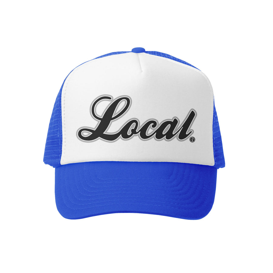 Grom Squad - Local Trucker Hat - Royal Blue - Two Little Birds Boutique
