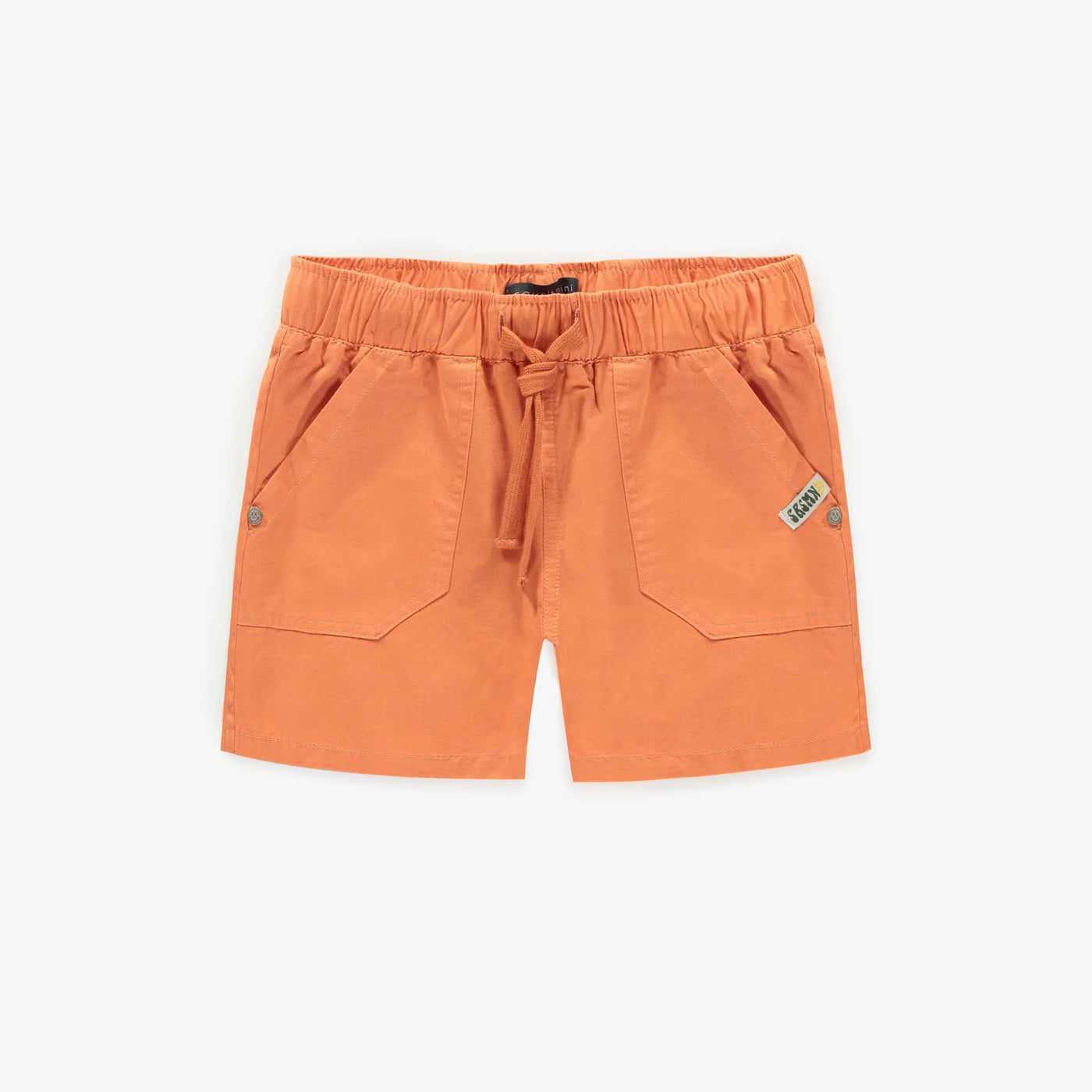 Souris Mini - Orange Short in Cotton Twill