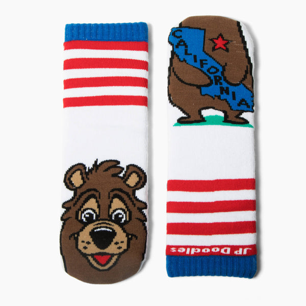 JP Doodles - California Bear Puppet Socks