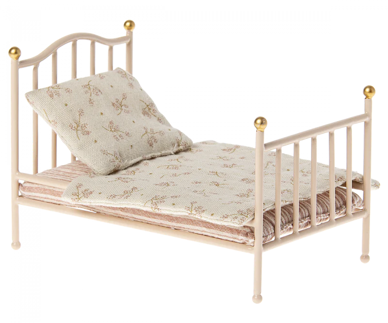 Maileg - Vintage Bed, Mouse - Rose - Two Little Birds Boutique