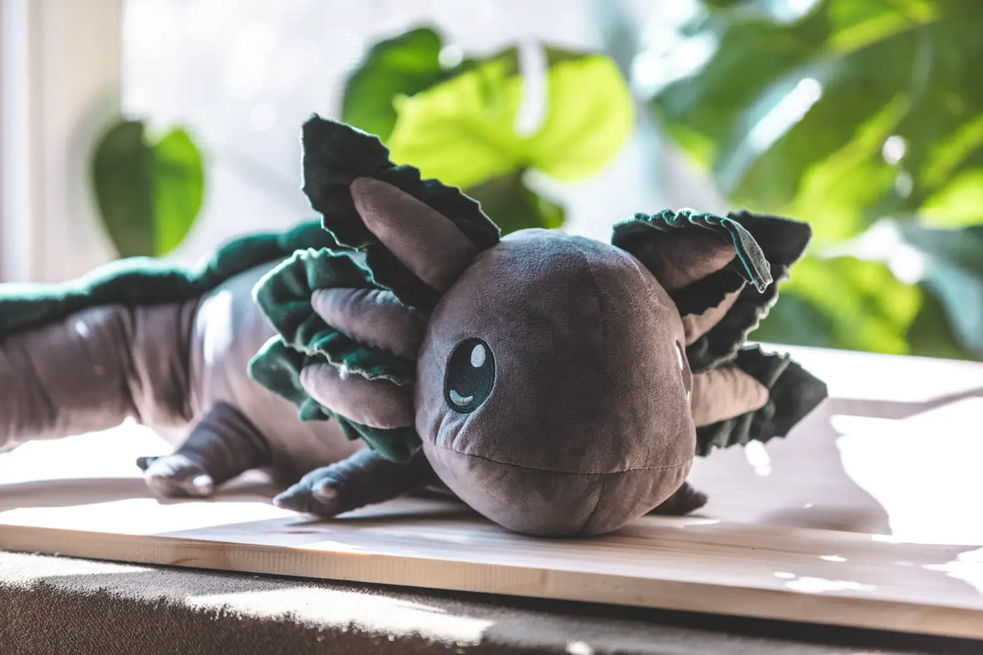 Axol & Friends - Gray Realistic Axolotl Plush