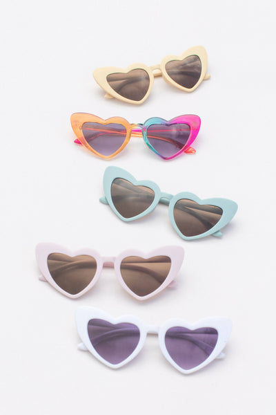 Space 46 Wholesale - Kids Toddler Heart Barbie Style Sunglasses