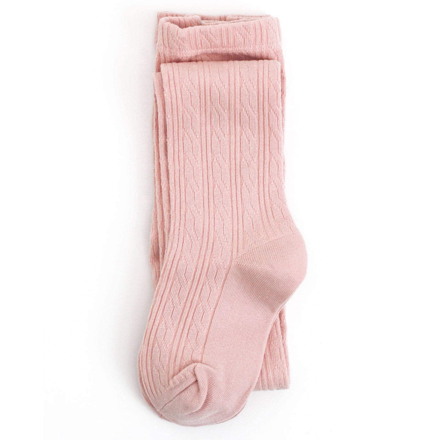 Little Stocking Co. - Ballet Pink Cable Knit Tights
