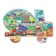 Floss and Rock - Construction 40pc "Truck" Shaped Jigsaw with Shaped Box - Two Little Birds Boutique