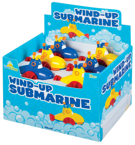 Toysmith - Wind Up Submarine, Beach, Bath, Pool