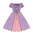 Teresita Orillac - Princess Rapunzel purple costume dress - Two Little Birds Boutique