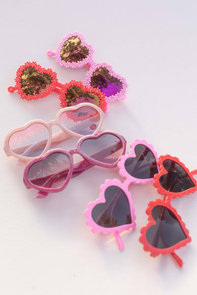 Space 46 Wholesale - Valentine's Kids Heart Sunglasses