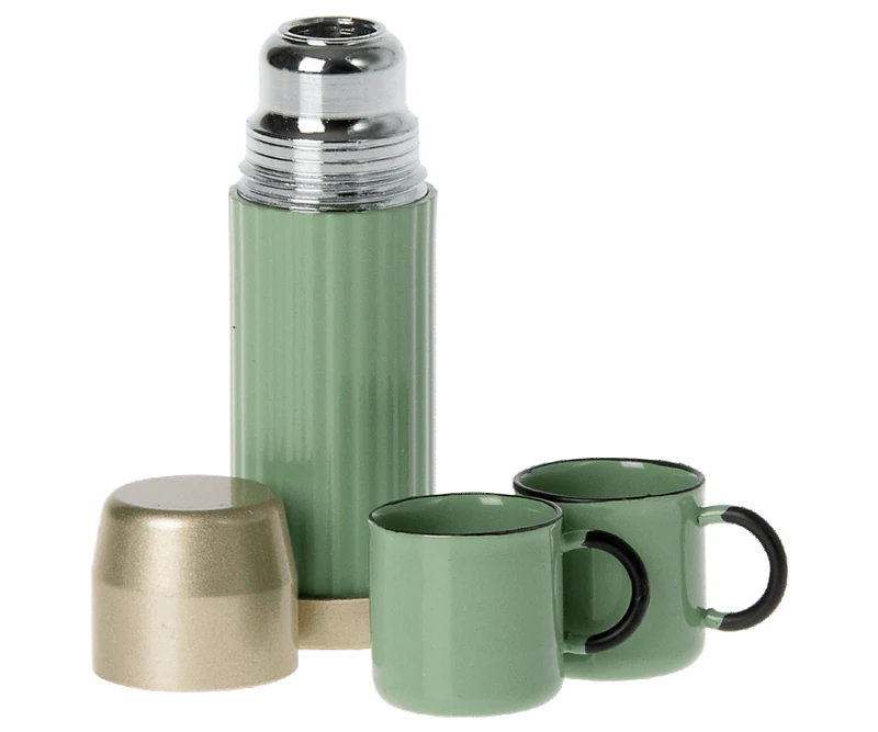 Maileg - Thermos and Cups - Mint - Two Little Birds Boutique