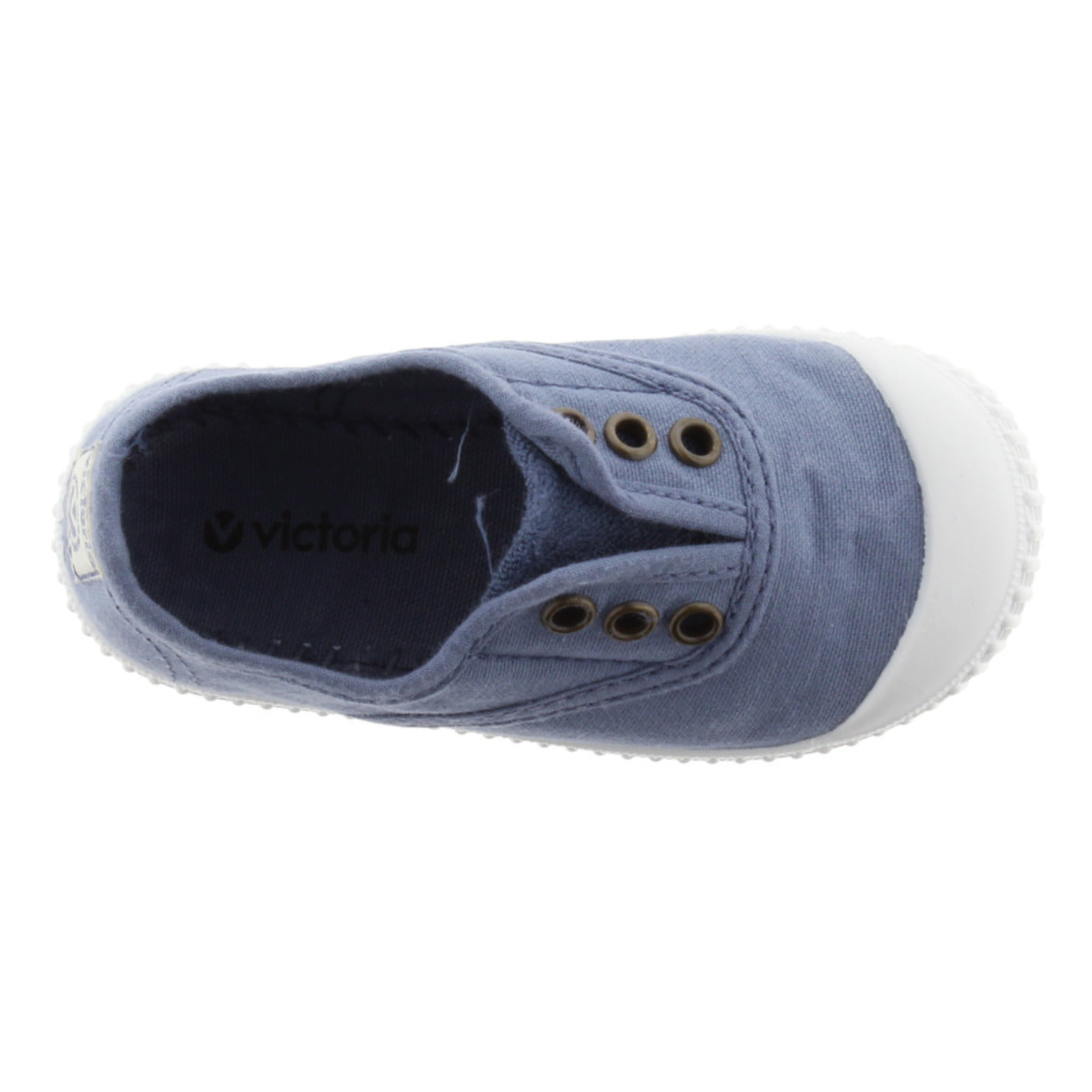 Victoria -  Azul Natural Rubber & Recycled Eco Cotton Sneakers